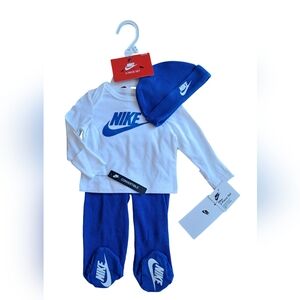 Nike Baby Outfit 3 Piece Baby Gift Set 3M NWT Game Royal